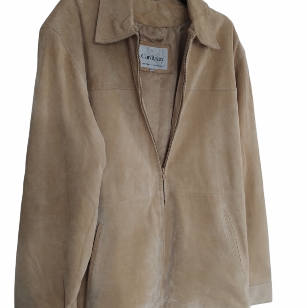 CARDIGAN Suede (Piel) Zippered Jacket 60 EU - Picture 2 of 11